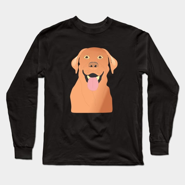 Labrador Retriever Long Sleeve T-Shirt by Aestcoart